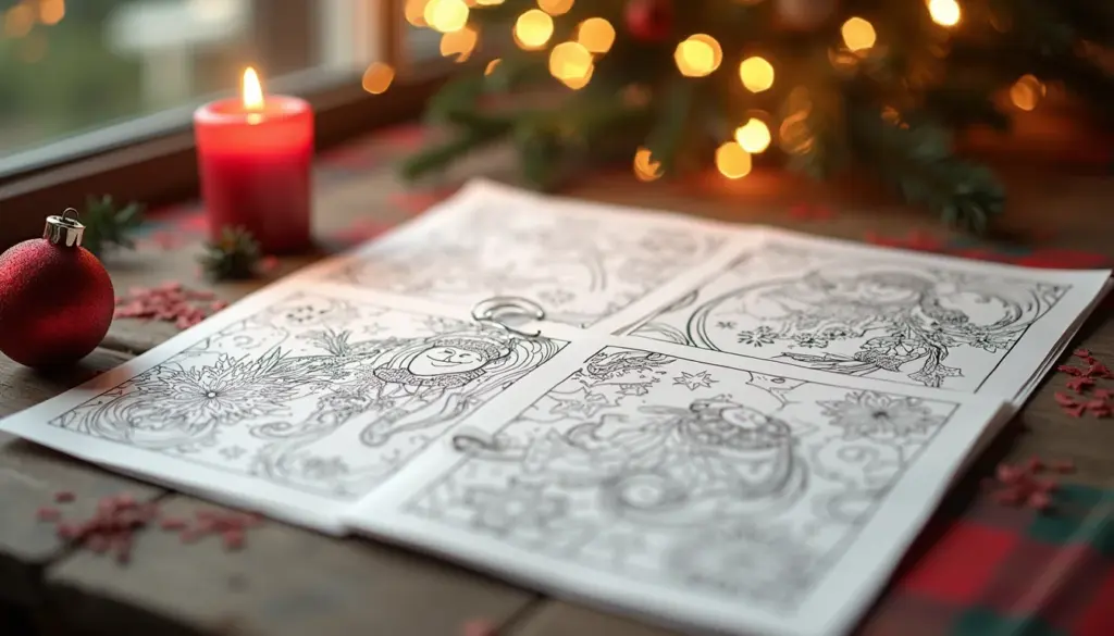 Desenhos de Natal Para Colorir: Crie Magia Festiva em Minutos!