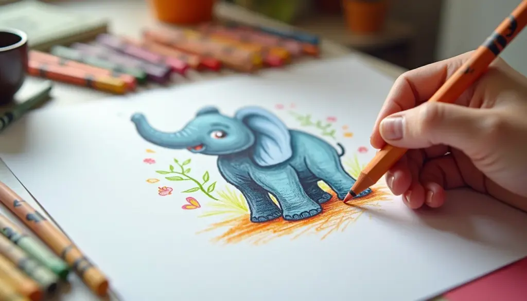 Desenho Elefante para Colorir: Crie Arte Incrível Hoje!