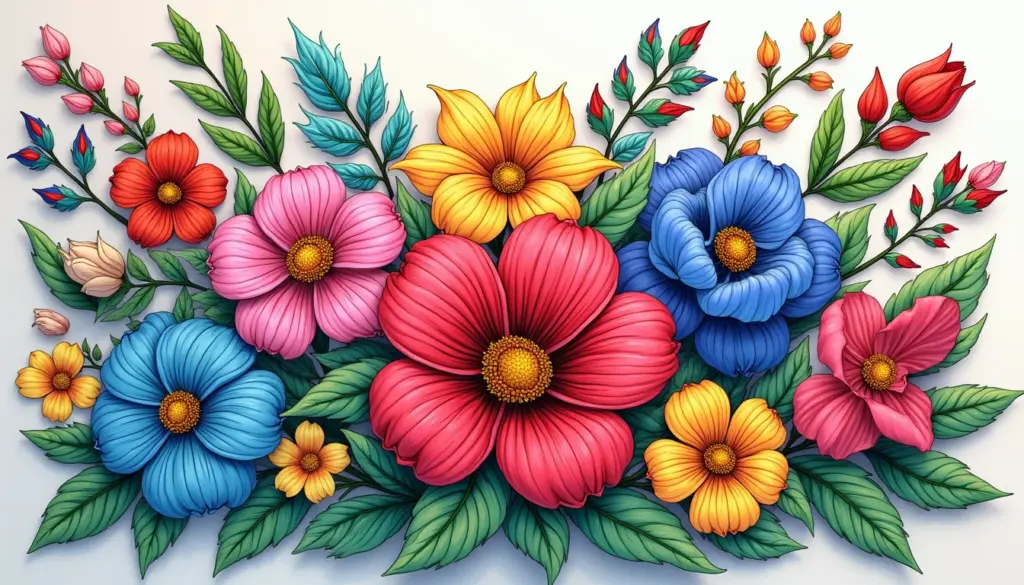 Flores Para Colorir: 10 Desenhos Incríveis Que Vão Encantar Você
