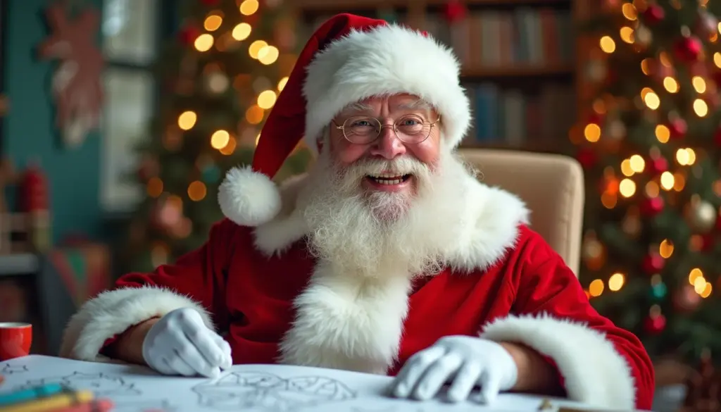 Papai Noel Para Colorir: Desenhos Incríveis Para Divertir a Criançada!