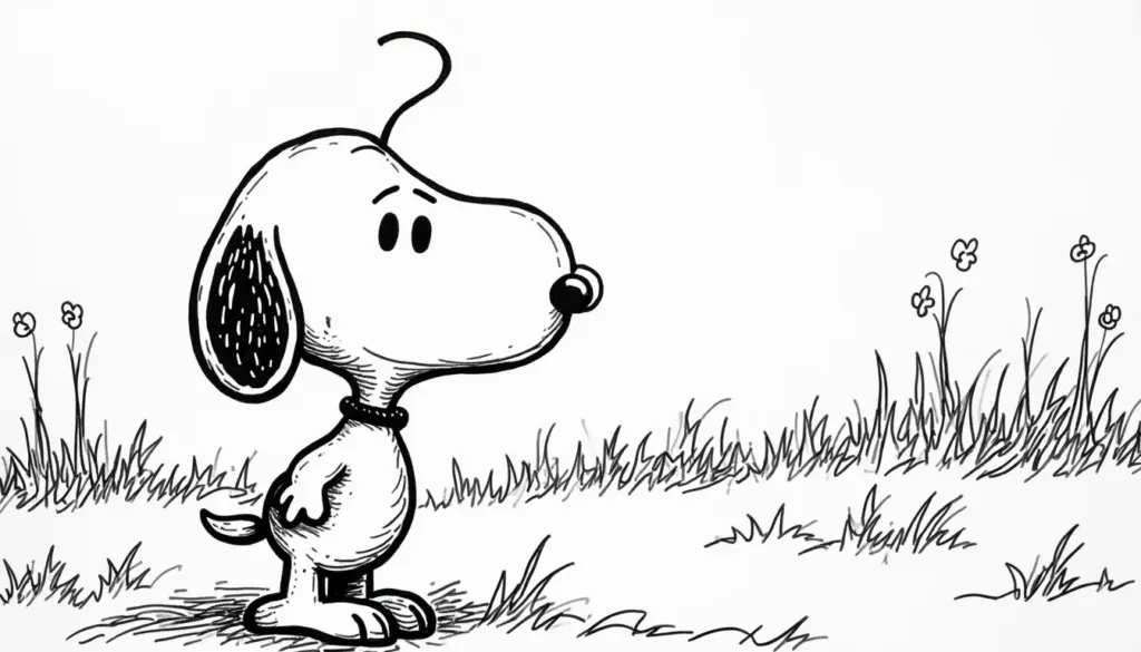Snoopy Para Colorir: 10 Desenhos Divertidos Para Liberar a Criatividade
