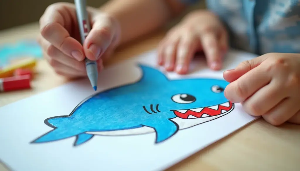 Desenho Tubarão Para Colorir: 5 Modelos Incríveis Que Seus Filhos Vão Amar!