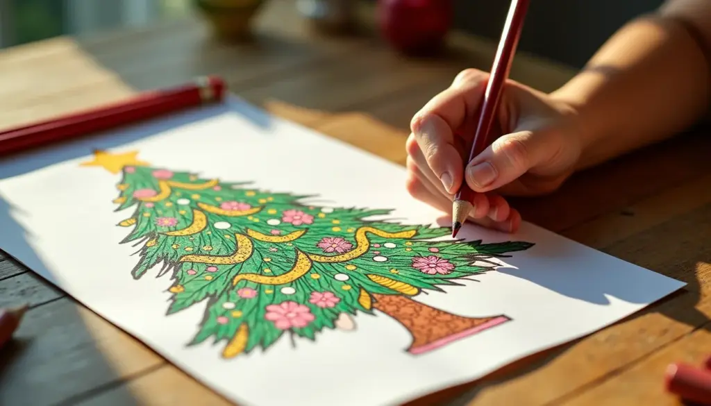 70 desenhos para colorir árvore de natal grátis e lindos