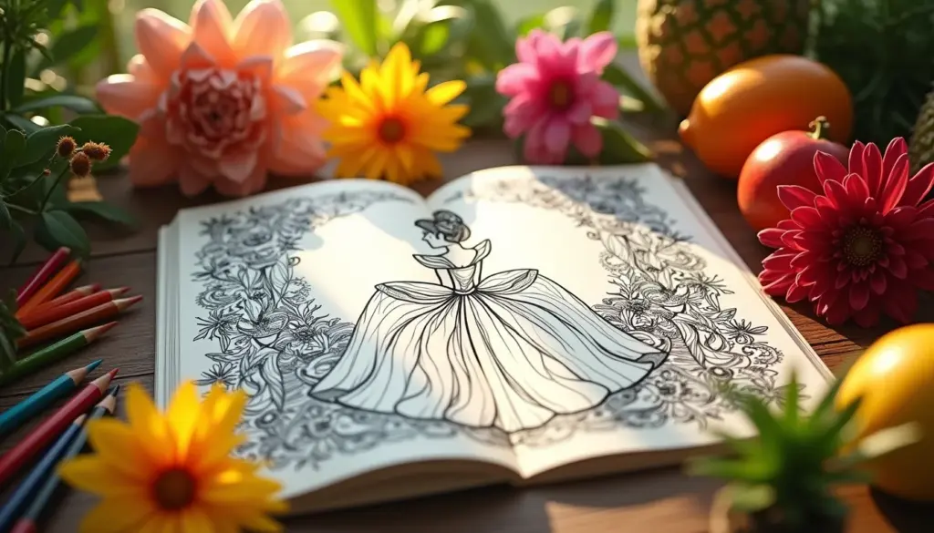 55 desenhos para colorir Cinderela grátis e imprimir em casa