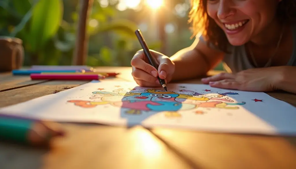 42 desenhos para colorir Circo Digital: dicas de papel e técnica