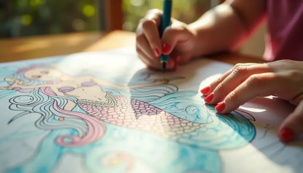 70 desenhos para colorir de sereia que toda criança vai amar