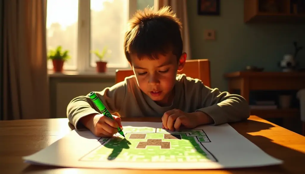 Desenho para colorir do Minecraft: 50+ opções grátis para imprimir