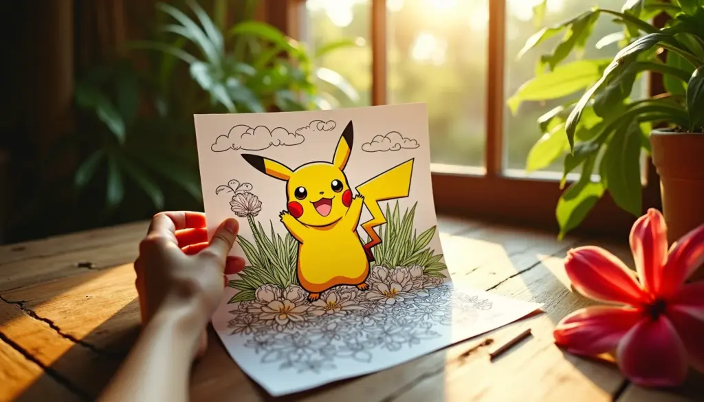 70 desenhos para colorir do Pikachu gratuitos e lindos