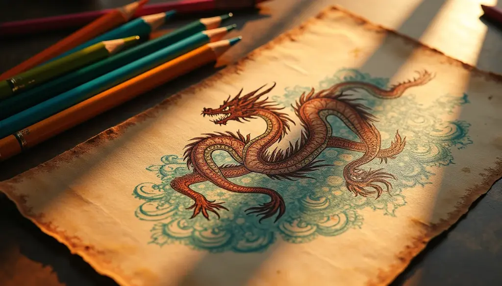 50 desenhos de dragão para colorir: do fofo ao realista