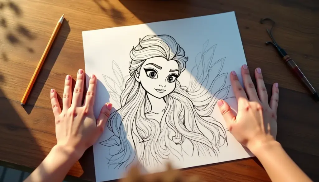 Desenho para colorir Elsa: onde achar os melhores grátis