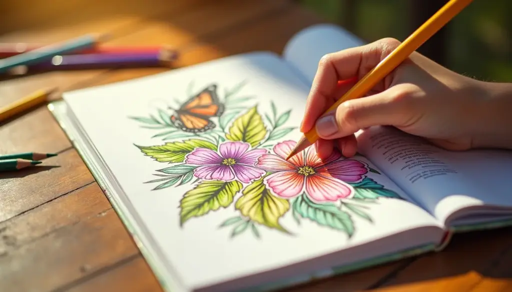 50 ideias de desenho para colorir flores e borboletas grátis