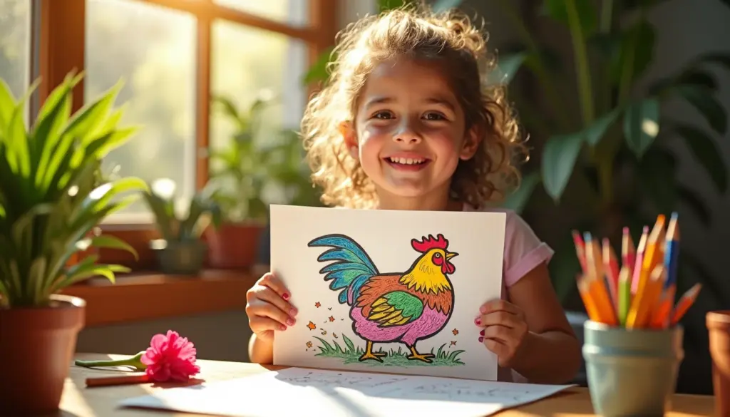 67 desenhos para colorir galinha que as crianças amam