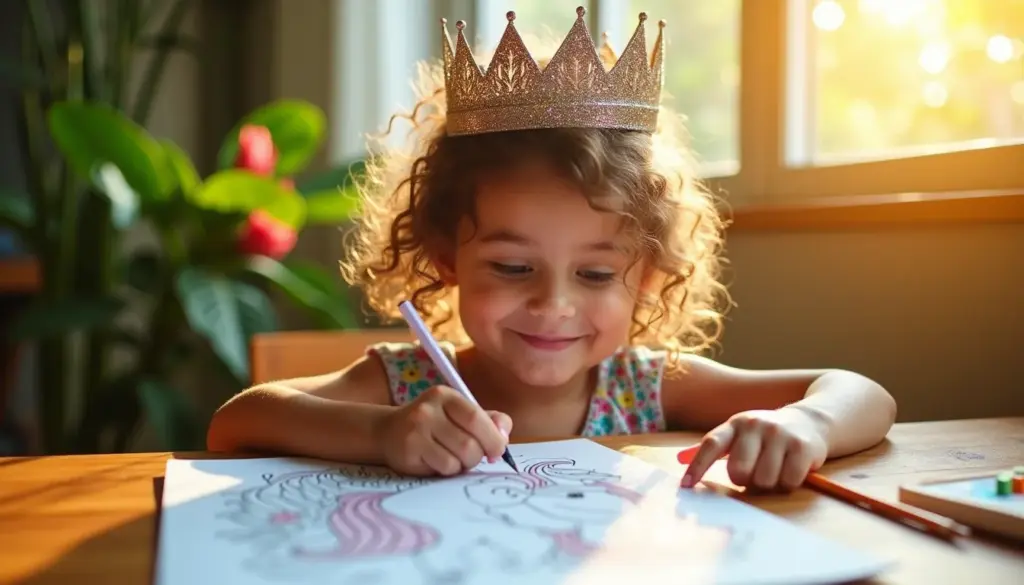70 desenhos para colorir infantil menina: princesas e unicórnios