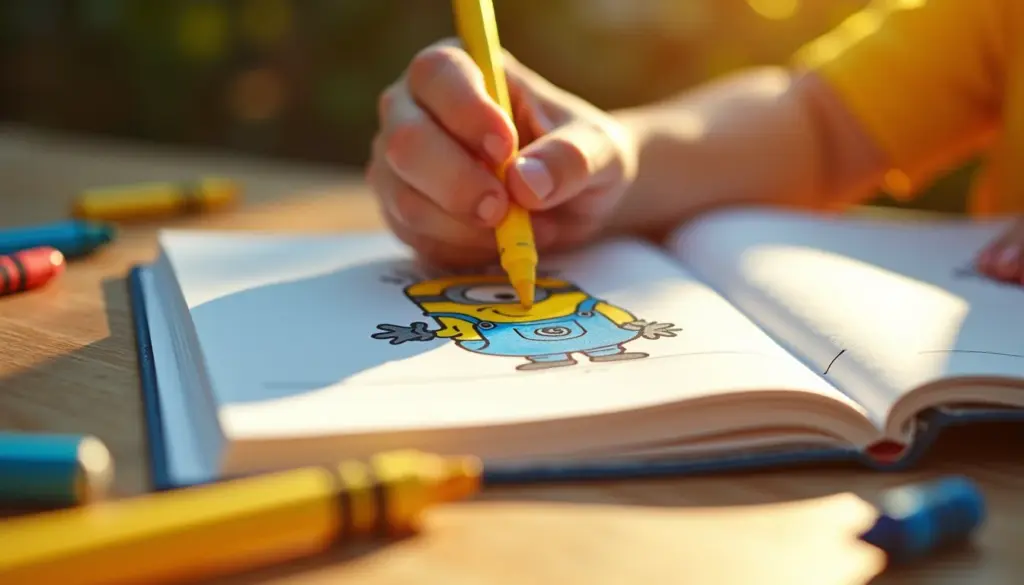 Desenho para colorir Minions: sites e dicas de cores oficiais