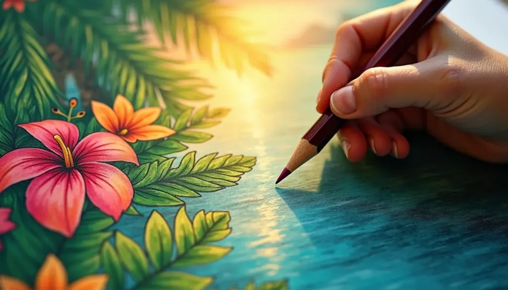 40 Desenhos para Colorir Paisagem: Técnicas Fáceis para Iniciantes