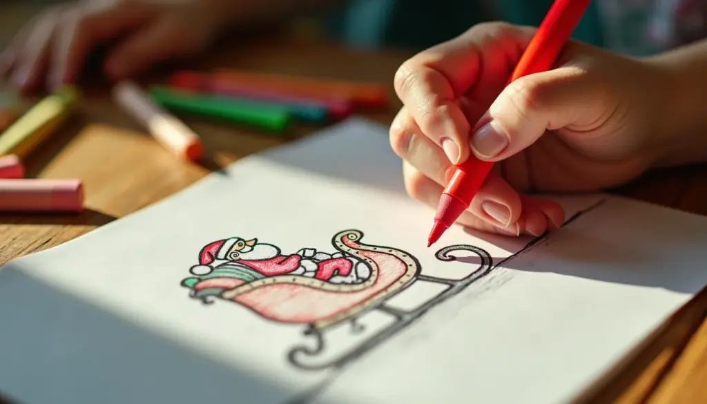 60 Desenhos para Colorir Papai Noel Grátis para Imprimir