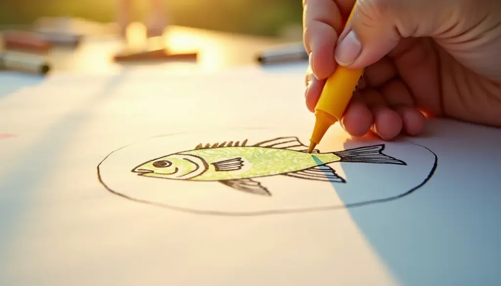 20 desenhos de peixe para colorir grátis e imprimir