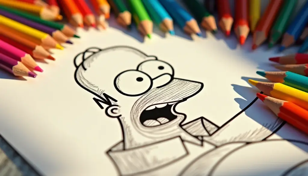 Desenho para colorir Simpson: 50 imagens grátis em alta resolução