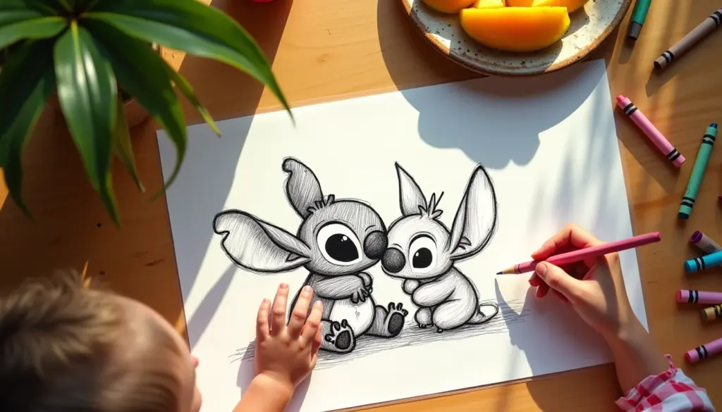 50 Desenhos para Colorir Stitch e Angel Grátis e Lindos