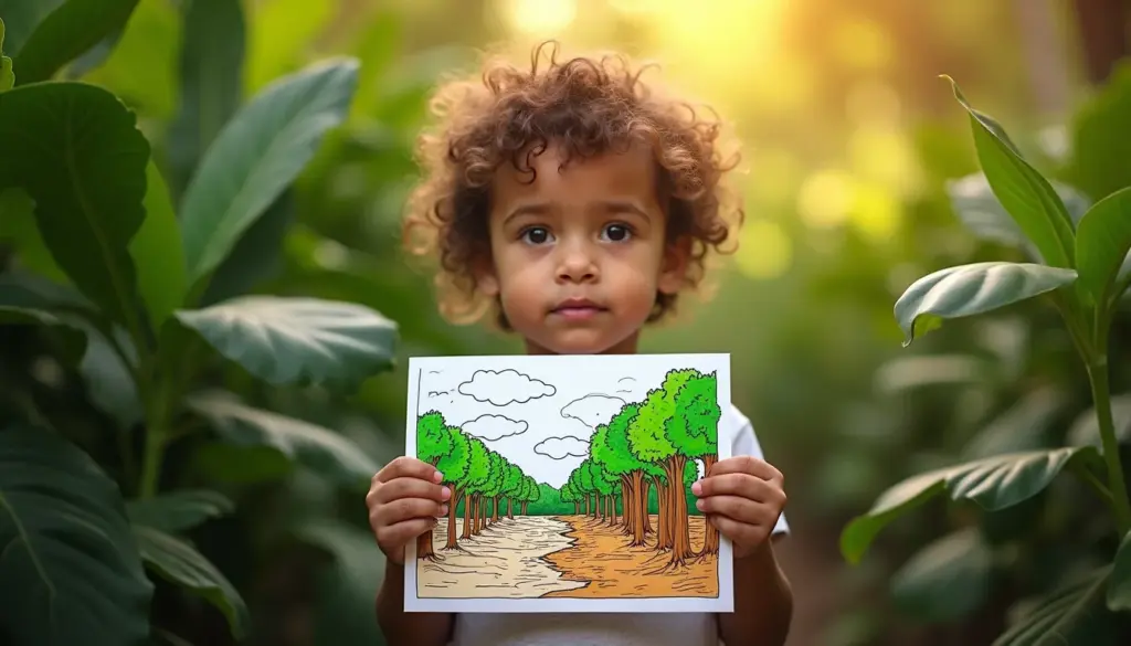 50 Desenhos de Desmatamento para Colorir: Atividade Infantil