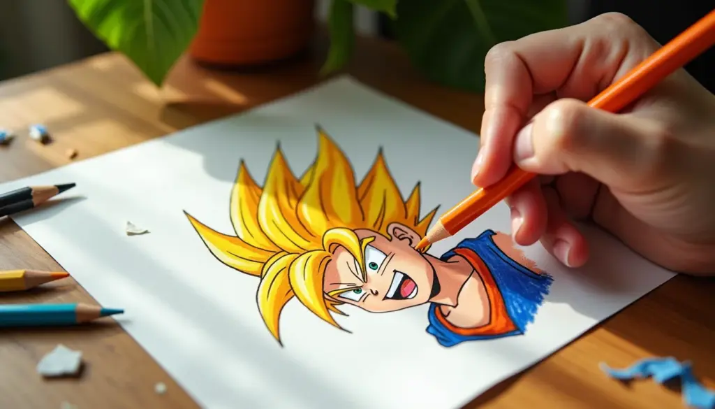 38 dicas de dragon ball desenho para colorir com efeito anime