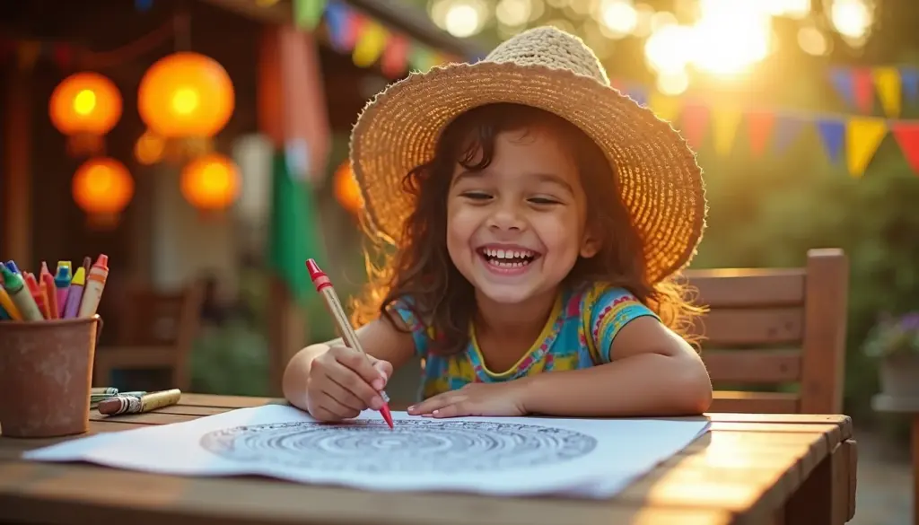 70 ideias de festa junina desenho para colorir e imprimir grátis
