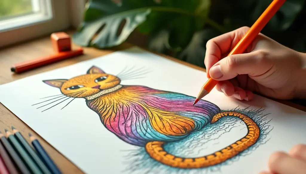 57 ideias de gato desenho para colorir que vão te surpreender