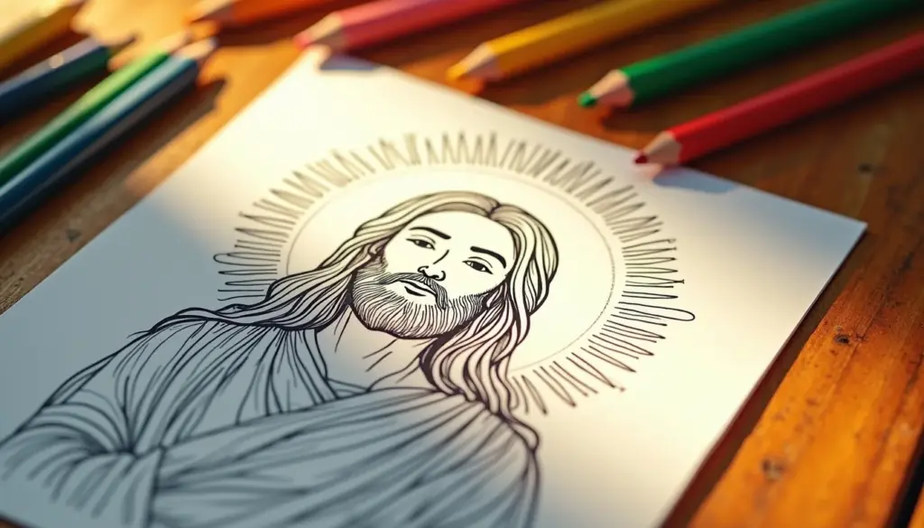 65 Jesus Desenho para Colorir Lindos e Fáceis de Imprimir