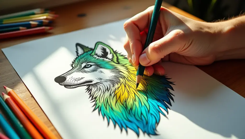 Lobo Desenho para Colorir: 60 Ideias com Dicas Fáceis