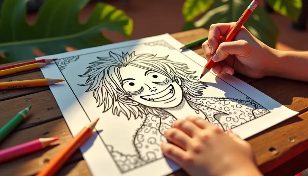 45 Luffy Gear 5 Desenho para Colorir Grátis para Imprimir