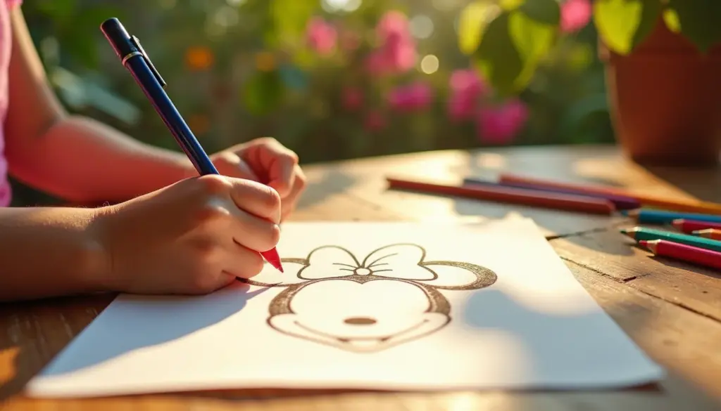 65 desenhos da Minnie para colorir grátis e imprimir em casa