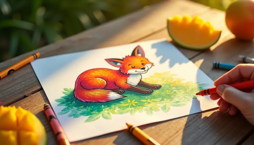70 raposa desenho para colorir: simples a realista para toda idade