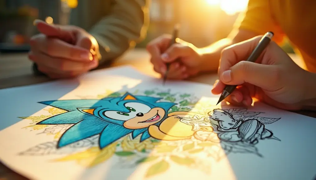 70 ideias de sonic desenho para colorir facil e lindo