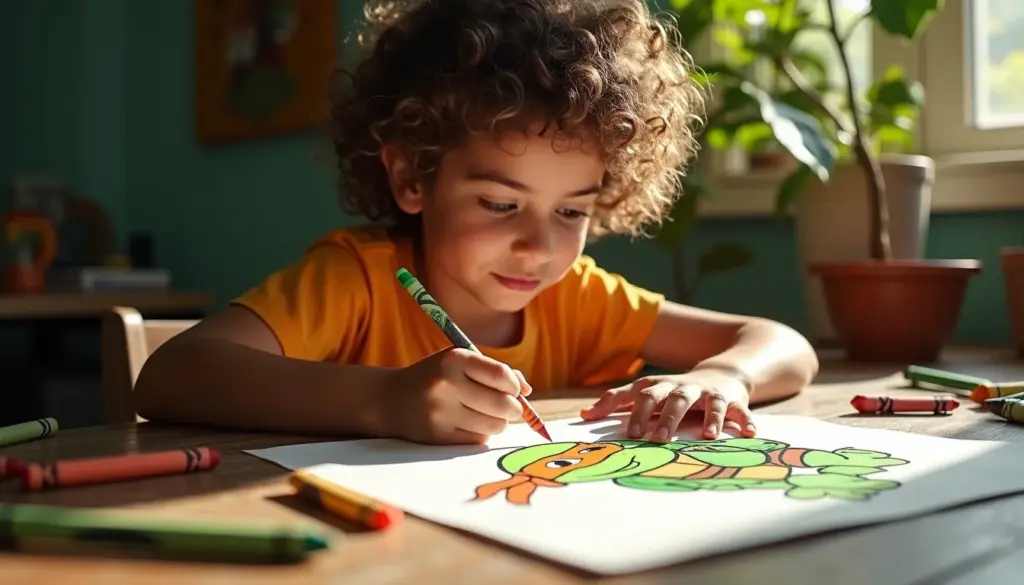 78 Desenhos das Tartarugas Ninja para Colorir e Imprimir Grátis