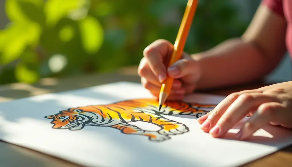 60 ideias de tigre desenho para colorir grátis e imprimir agora