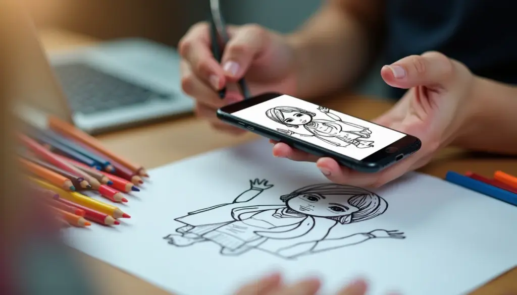 Como transformar foto em desenho para colorir grátis e sem borrão
