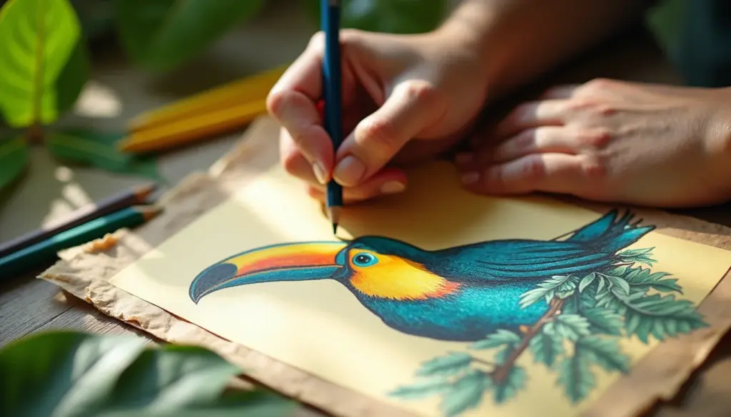 47 ideias de tucano desenho para colorir com dicas de pintura